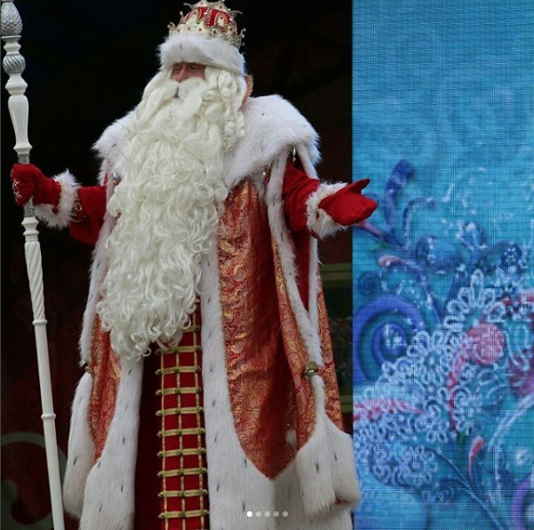 Дед Мороз. Фото СКриншот instagram.com/russiadedmoroz/?hl=ru