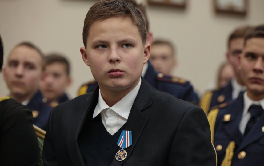 Награждение Димы в Москве. Фото sledcom.ru