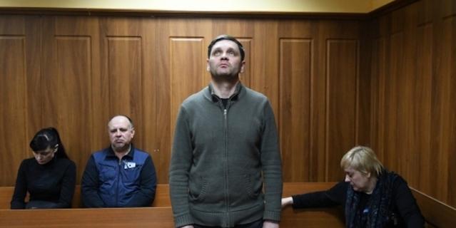 Потерпевшие на заседании суда по делу о пожаре в ТЦ "Зимняя вишня" в Кемеровском областном суде. Апрель 2018 года.