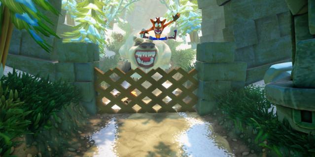Игра Crash Bandicoot N. Sane Trilogy.