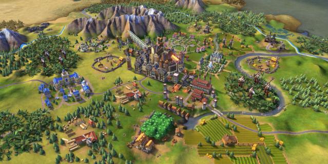 Игра Sid Meier’s Civilization VI.