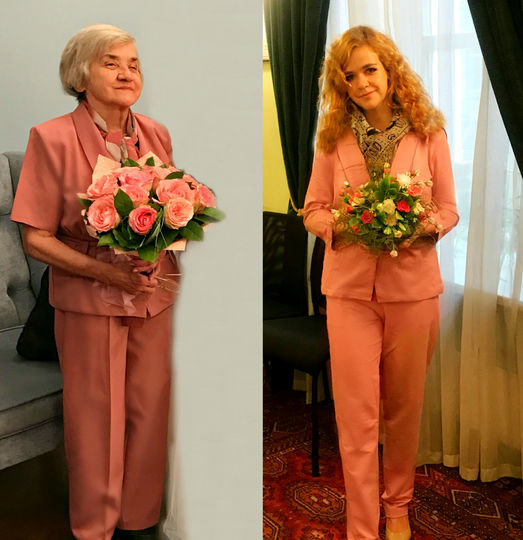 На фото я и моя красавица-бабуля, которой всегда 18 (хоть по паспорту и 87)! Она очень любит газету МЕТРО, читает каждый день! Фото Ирина и Антонина Стёпины