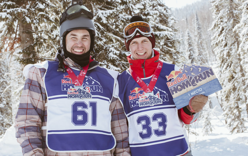 Самым быстрым из всех стал местный лыжник Павел Матвеев. Фото redbullcontentpool