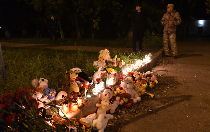 Фото с места трагедии в Керчи. Фото AFP