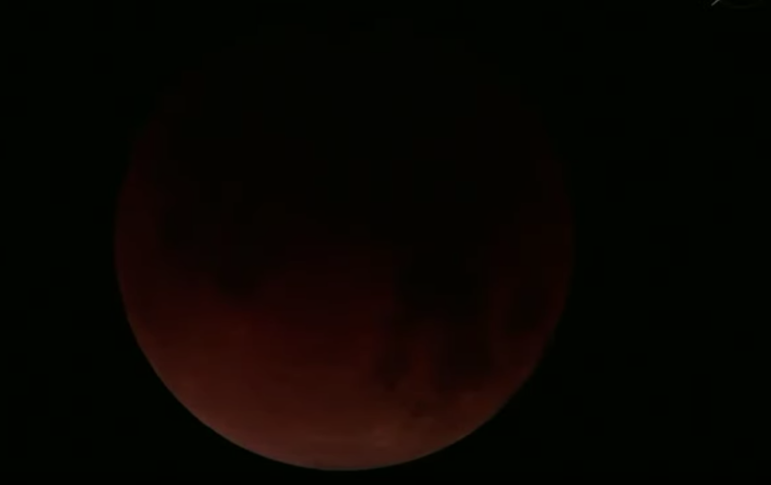 Кровавое суперлуние и полное затмение: Онлайн-трансляция