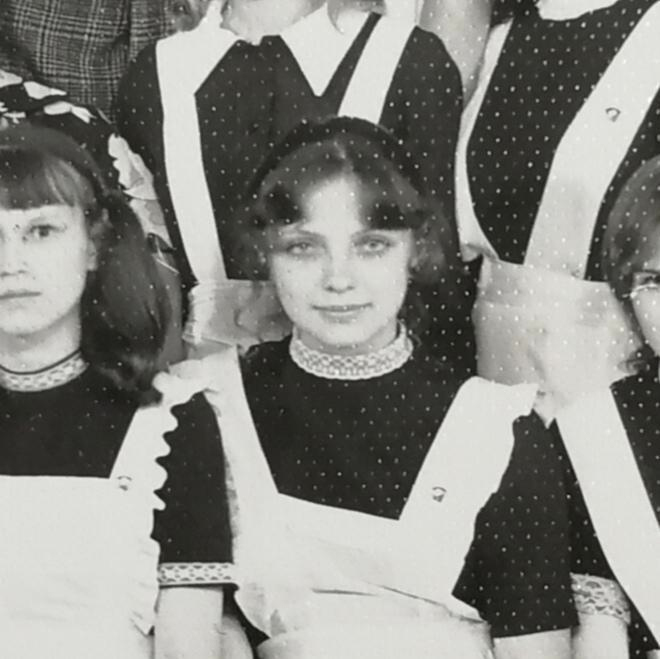 Лариса Савицкая – школьница. Фото предоставила Марина Завиваева