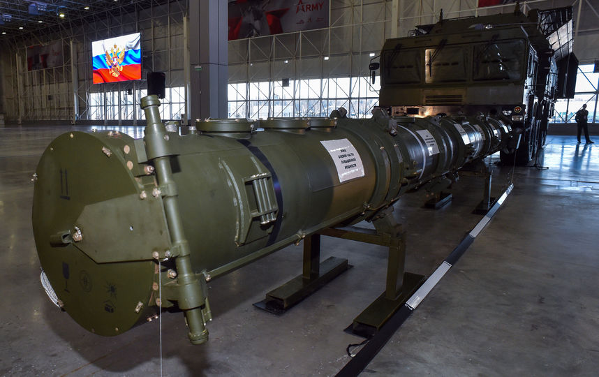 Крылатая ракета 9М729 оперативно-тактического ракетного комплекса "Искандер-М". Фото AFP