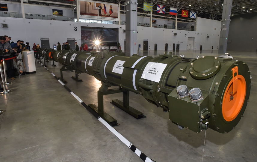 Крылатая ракета 9М729 оперативно-тактического ракетного комплекса "Искандер-М". Фото AFP