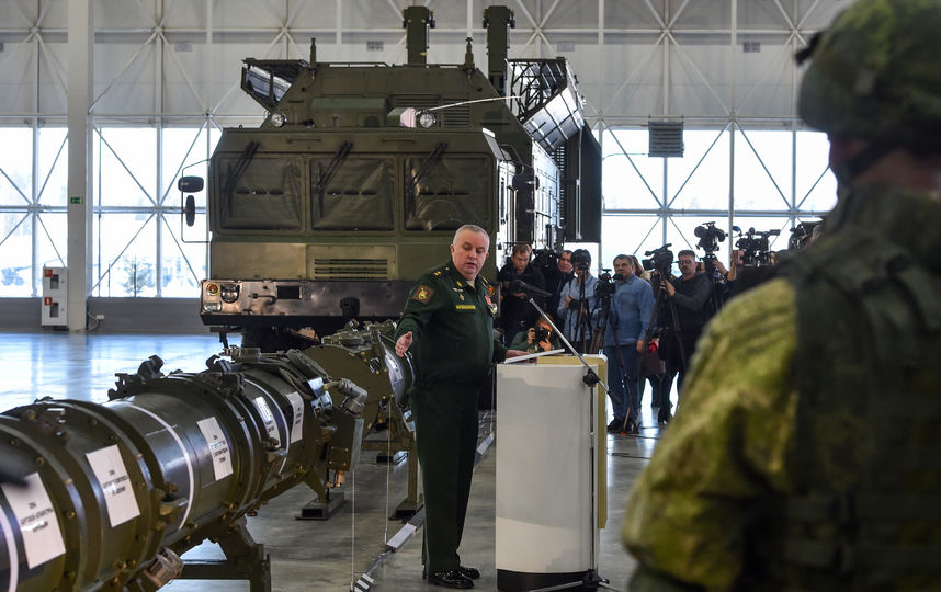 Крылатая ракета 9М729 оперативно-тактического ракетного комплекса "Искандер-М". Фото AFP