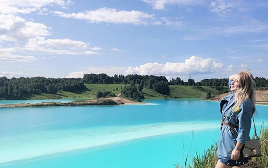 Виды действительно впечатляют: природа, ярко-бирюзовая вода. Фото Скриншот Instagram @ekaterina_efimova_eee