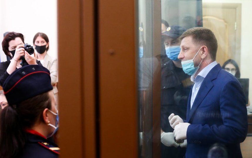 Сергей Фургал в Басманном суде Москвы (архивное фото). Фото АГН "Москва"/Сергей Ведяшкин