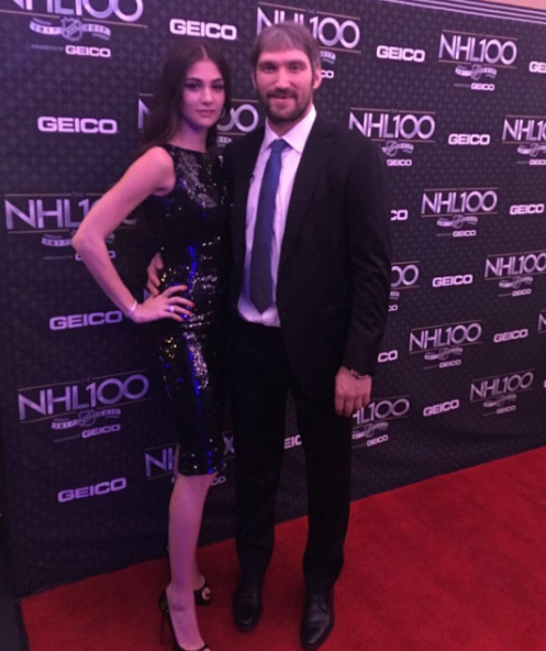 Александр Овечкин и Анастасия Шубская. Фото Instagram/nastyashubskaya