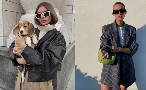 Пример очков в форме удлиненного прямоугольника. Фото Скриншот Instagram: @shepelevich @georginalennon