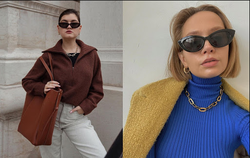 Пример очков Cat Eye. Фото Скриншот Instagram: @elviralegrand @dashaglamorama