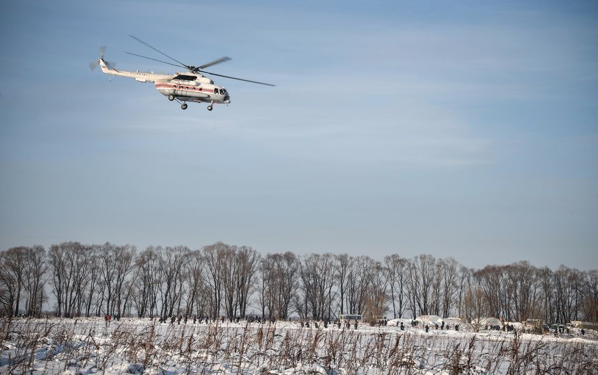 Место крушения Ан-148. Фото AFP