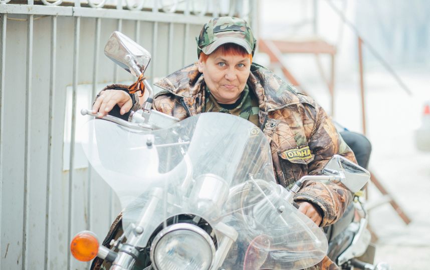 Севастьяна Самородок и её Honda Steed 400. Фото Ольга Русинова