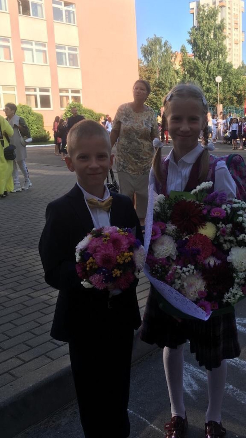 Милана (9 лет) и Семён (7 лет). Фото предоставлено родителями