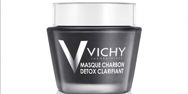 Детокс-маска с углём VICHY MINERAL MASK Deep Detox Exfoliating Charcoal.