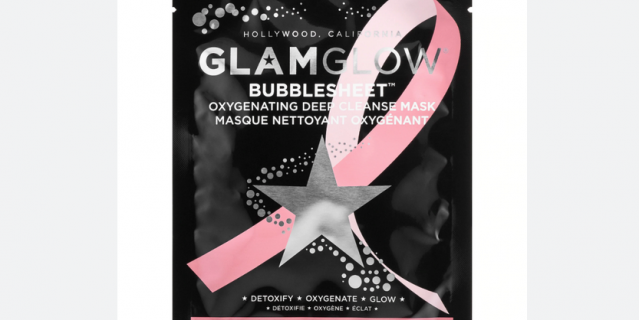 Тканевая маска GLAMGLOW BUBBLESHEET Oxygenating Deep Cleanse Mask.