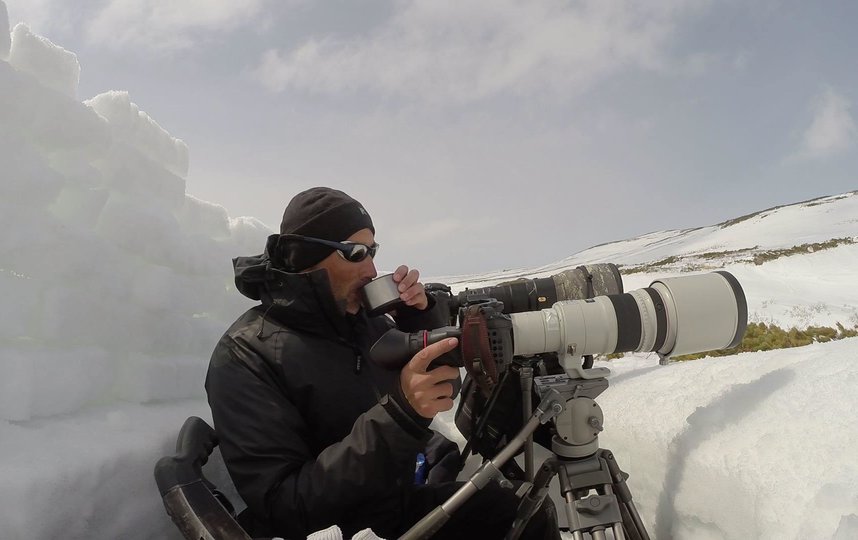 Над фильмом работает только один оператор – Дмитрий Шпиленок. Фото Василий Русин