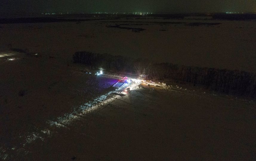 АН-148 потерпел крушение в районе деревни Аргуново. Фото AFP