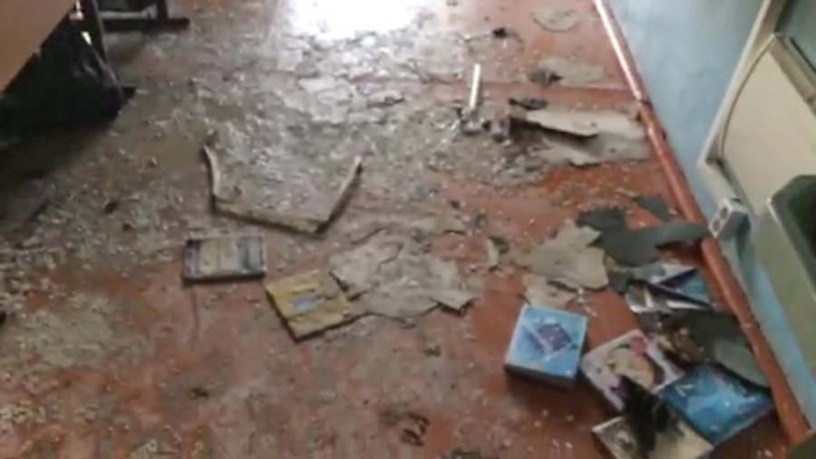 Класс после нападения. Фото РИА Новости