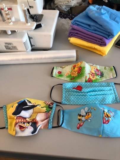 Вот такие маски получаются. Фото НКО "Благое дело"