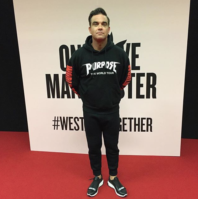 Робби Уильямс. Фото Instagram @robbiewilliams