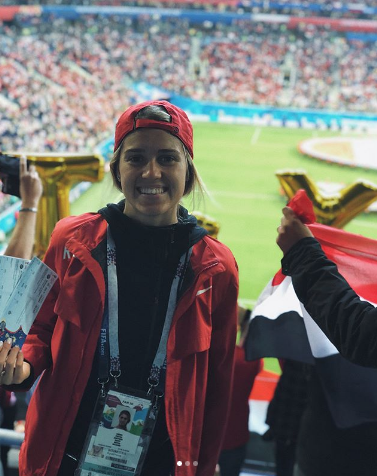 Болельщица сборной России по футболу. Фото Instagram/boykova_kristina