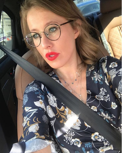 Телеведущая и кандидат в президенты России Ксения Собчак. Фото www.instagram.com/xenia_sobchak