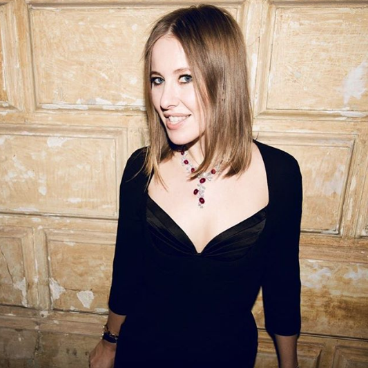 Телеведущая и кандидат в президенты России Ксения Собчак. Фото www.instagram.com/xenia_sobchak