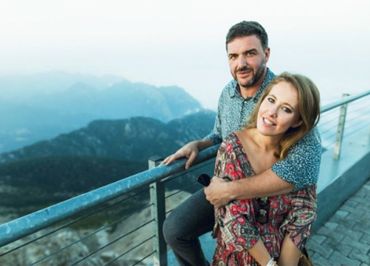 Ксения Собчак с мужем Максимом Виторганом. Фото www.instagram.com/xenia_sobchak