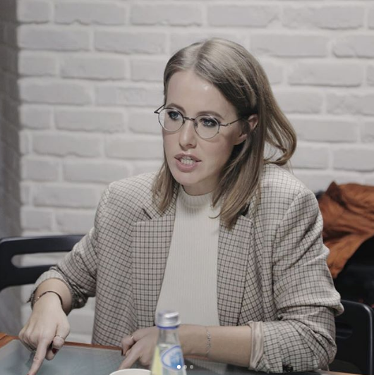 Телеведущая и кандидат в президенты России Ксения Собчак. Фото www.instagram.com/xenia_sobchak