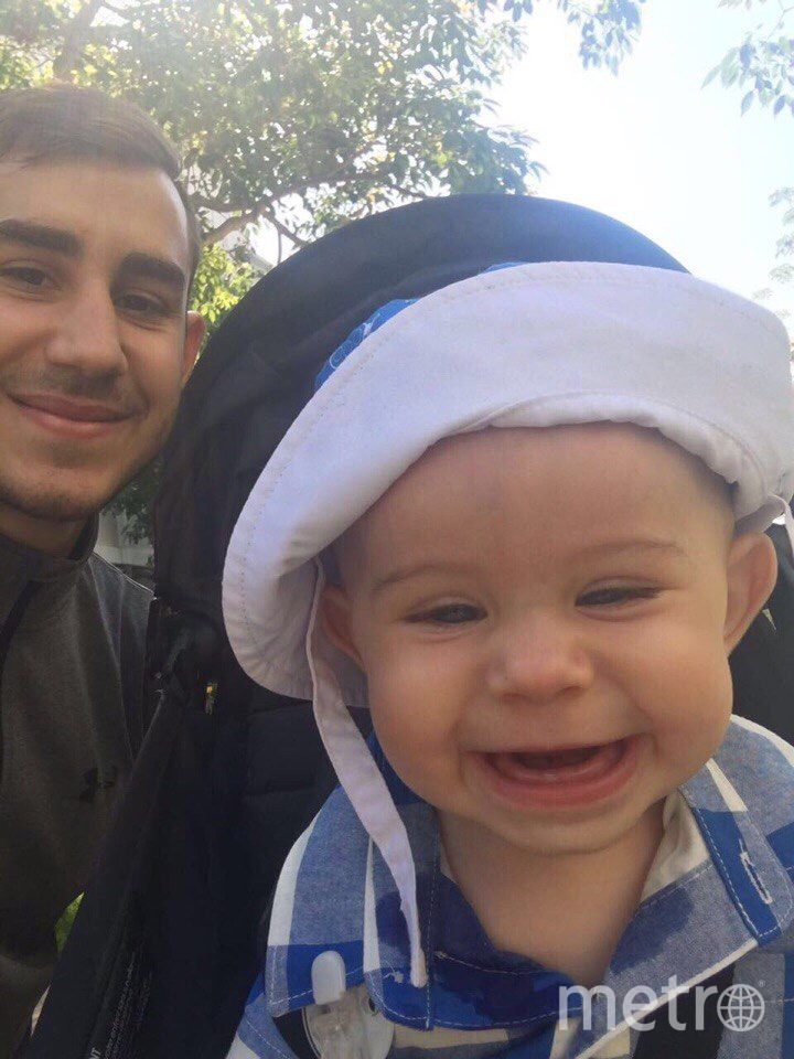 Максим с сыном. Фото предоставила Елизавета Апушкина, "Metro"