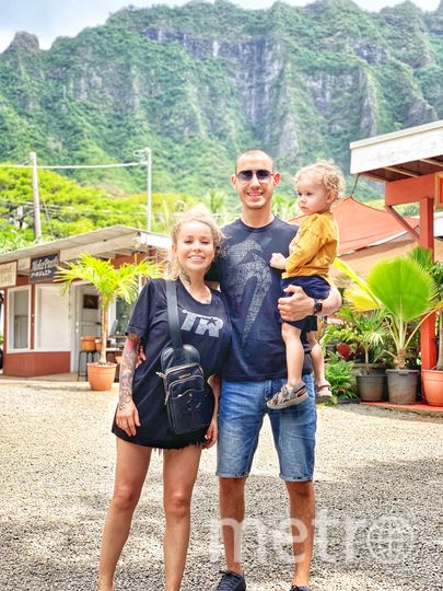 Елизавета, Максим и Даниэль. Фото предоставила Елизавета Апушкина, "Metro"