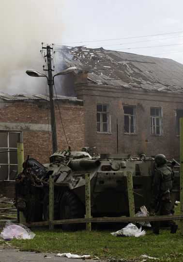 Школа номер один, в которой разворачивались трагические события. Фото Getty