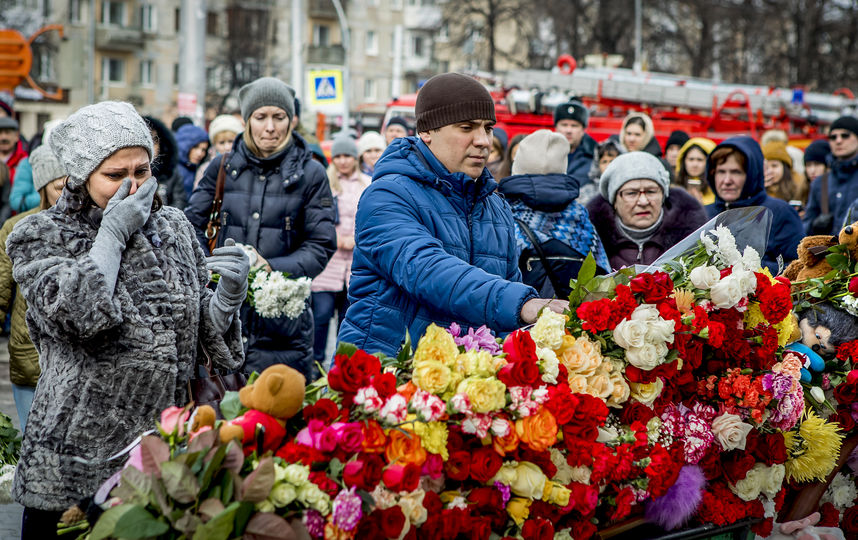 Один из крупнейших пожаров в России за последние сто лет произошёл в ТЦ "Зимняя вишня" 25 марта. Фото AFP