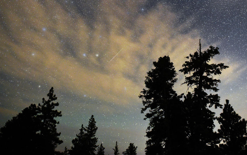 В небе над Иркутском замечен зелёный метеор