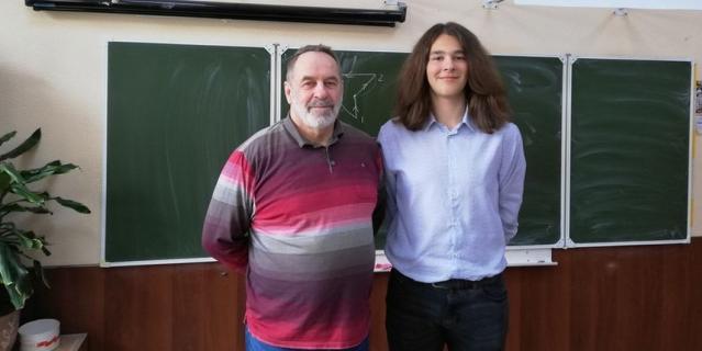 Сергей Полянский и его ученик Алексей, фото сделано за несколько дней до трагедии.