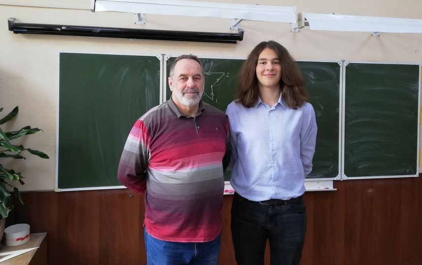 Сергей Полянский и его ученик Алексей, фото сделано за несколько дней до трагедии. Фото Алексей Бажин
