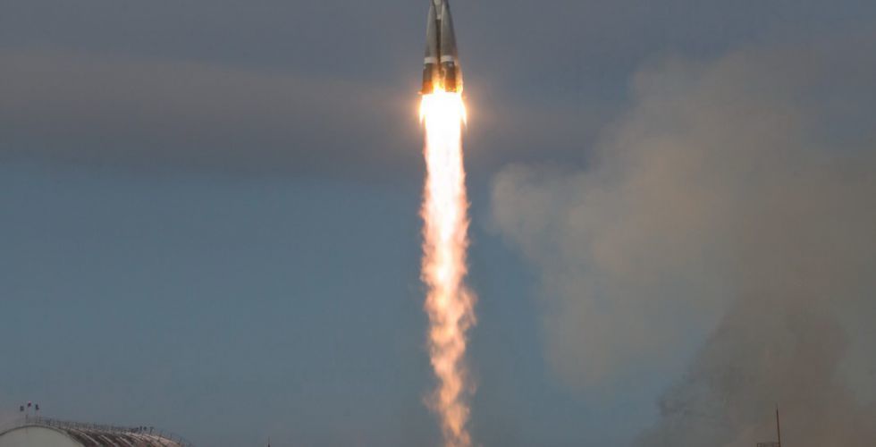 Пуск ракета-носителя "Союз-2.1б" с космодрома Восточный. Фото www.roscosmos.ru