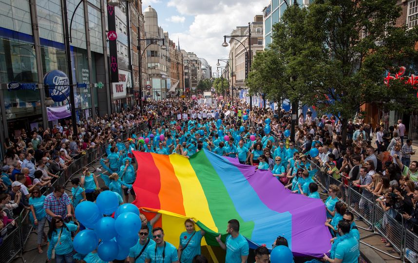 Гей-парад в Лондоне. Фото Getty