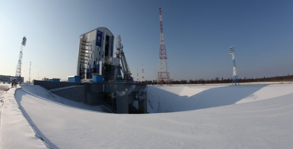 Пуск ракета-носителя "Союз-2.1б" с космодрома Восточный. Фото www.roscosmos.ru