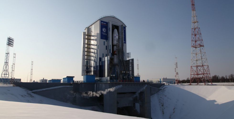 Пуск ракета-носителя "Союз-2.1б" с космодрома Восточный. Фото www.roscosmos.ru