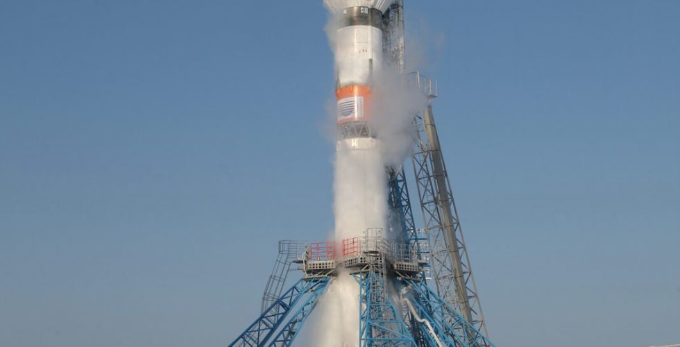 Пуск ракета-носителя "Союз-2.1б" с космодрома Восточный. Фото www.roscosmos.ru