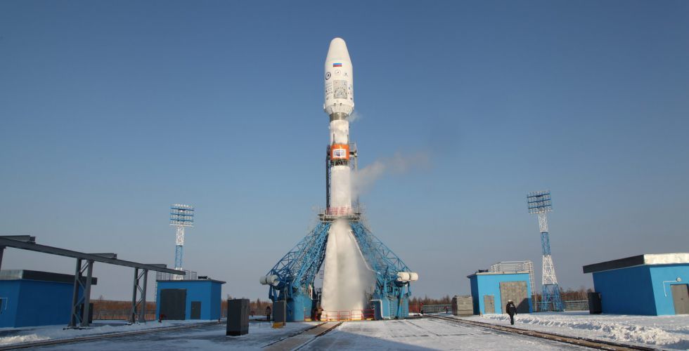 Пуск ракета-носителя "Союз-2.1б" с космодрома Восточный. Фото www.roscosmos.ru