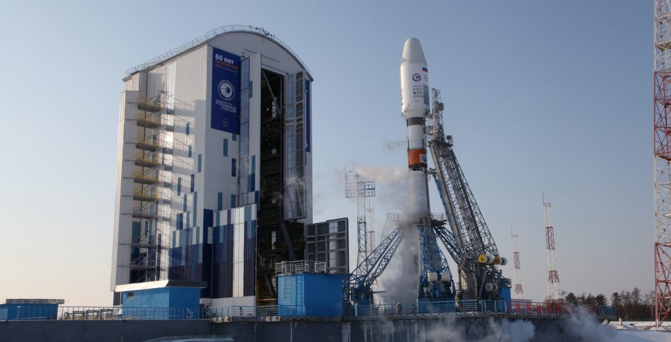 Пуск ракета-носителя "Союз-2.1б" с космодрома Восточный. Фото www.roscosmos.ru