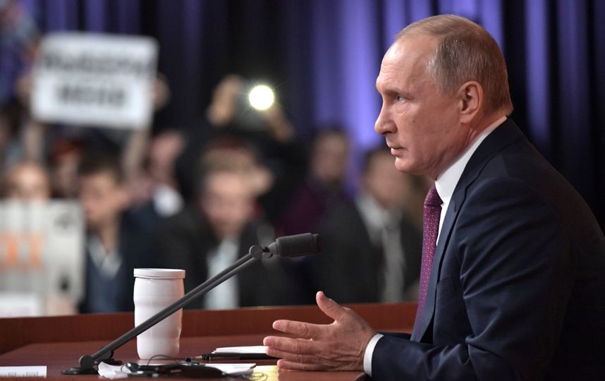 Владимир Путин заявил о необходимости перемен в России. Фото AFP