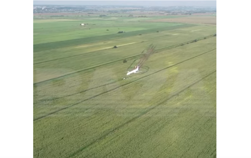 Вид, который запечатлел коптер. Фото Скриншот Youtube