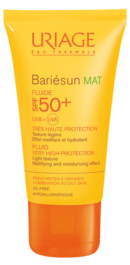 6. Матирующая солнцезащитная эмульсия Uriage Bariesun Mat Fluide SPF50+. Фото Предоставлено организаторами